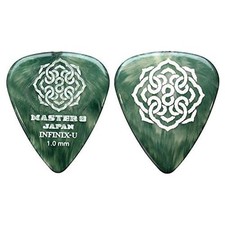 MASTER 8 JAPAN IFU-TD100 INFINIX-U TEARDROP with Hard Grip 1.0mm Guitar Pick x