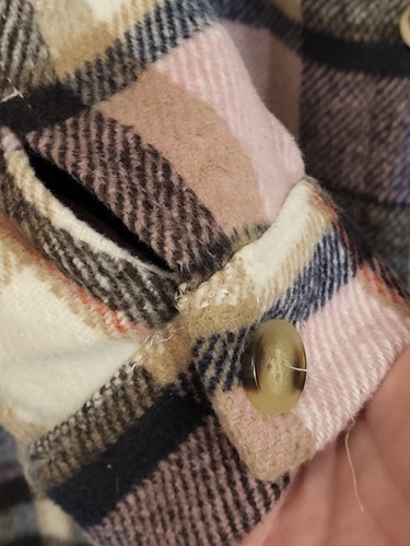 Plaid Shacket Womens Size XXL - Picture 6 of 12