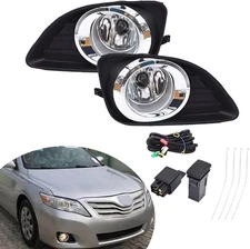 2-Pack Fog Lights Assembly with Bulbs, Switch Wiring Kit Left and Right Side R