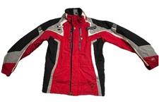 Spyder Kids XTL Thinsulate Red Full Zip Snowboard Ski Jacket Size US 18