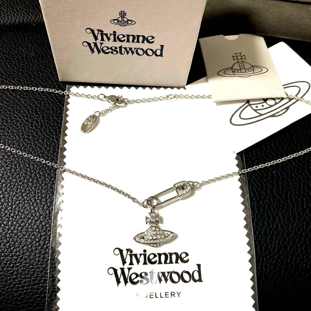 【国内送】Vivienne Westwood★ ORB・セーフティピンネックレス Vivienne Westwood ヴィヴィアンウエストウッドVivienne