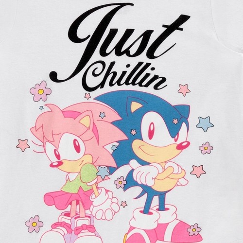 FREEZE Girls Sonic The Hedgehog Zip Up Hoodie and Short Sleeve T-Shirt... - Picture 8 of 8