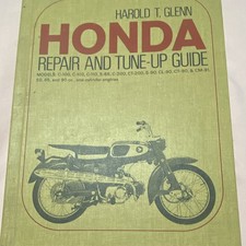 Honda Repair and Tine Up Guide 1968 to 1972 Hardcover Book Vintage Motorcycle