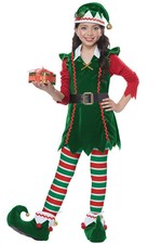 Brand New Santa Festive Elf Christmas Child Costume