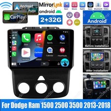 Carplay For Dodge Ram 1500 2500 3500 2013-2018 Android 15 Car Stereo Radio GPS