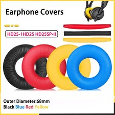 Ear Pads Cushions Cover Earmuffs Replacement Cushion Leather Earphone Case HD25
