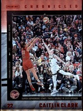 2025 Panini Caitlin Clark Chronicled Red foil #20