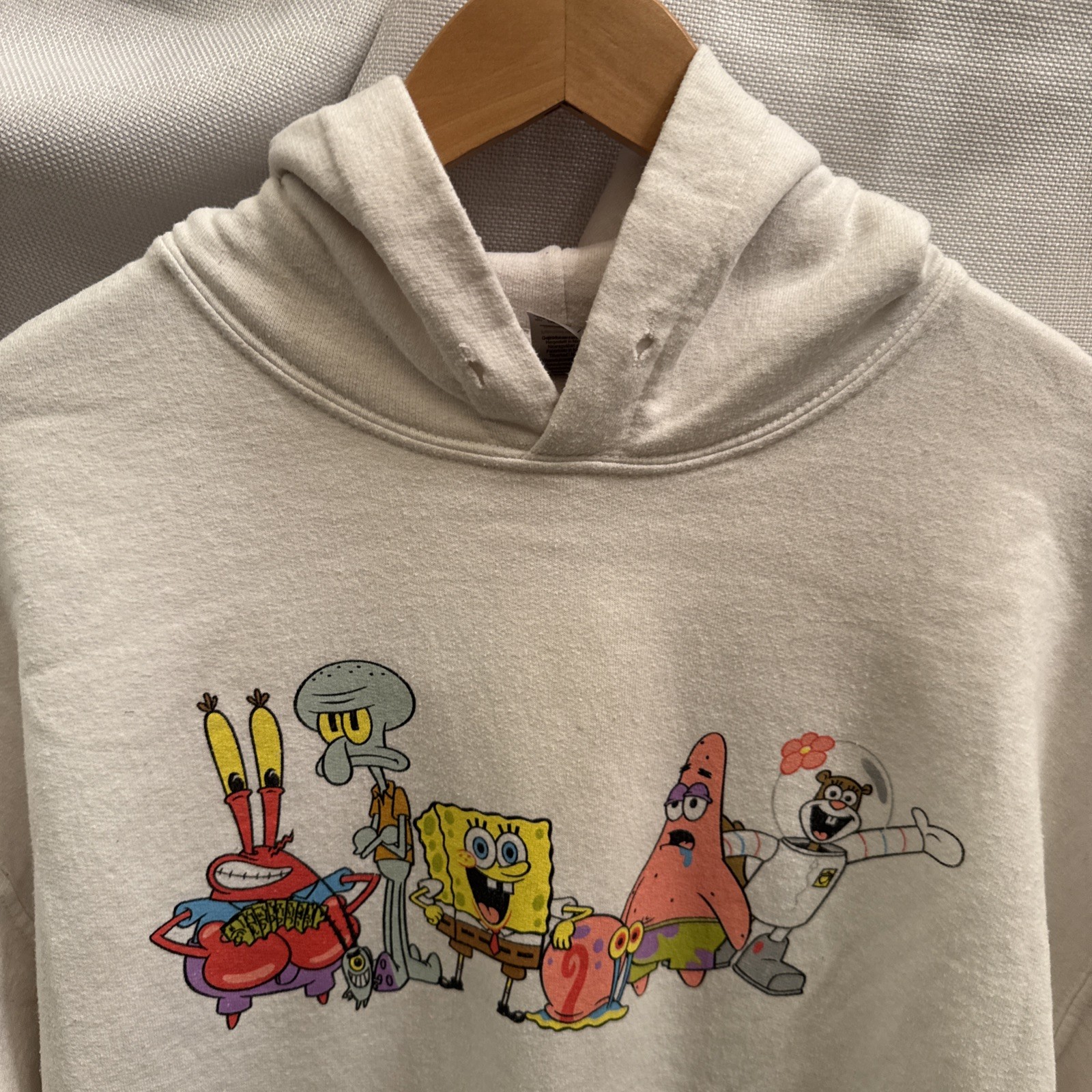 SpongeBob SquarePants Medium White Character Hood… - image 4