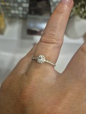 White Gold Diamond Halo Ring