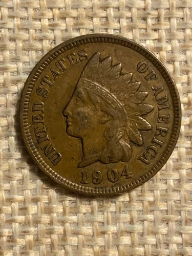 1904 Indian Head Cent / Penny XF Extremely Fine