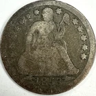 1853 Arrows Seated Liberty Dime Exact Coin Imaged #SL286