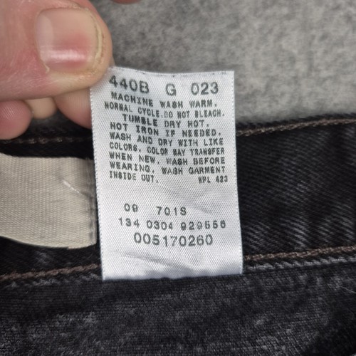 Vintage Levis Jeans Mens 38x34 (Fits 36x35) Black Denim 517 Bootcut Y2K 2004 by Levi's, $66.49 - Photo 5