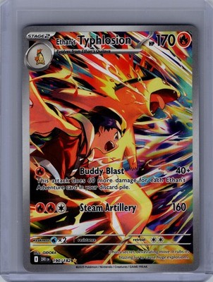 Ethan's Typhlosion Holo Illustration Rare SV10: Destined Rivals 190/182 NM