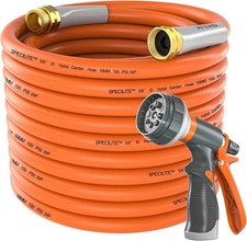 Garden Water Hose 200 ft x 5/8 in Heavy Duty, Flexible and 200FT, Orange