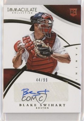 2015 Panini Immaculate Autos Gold 44/99 Blake Swihart #150 Rookie Auto RC r0j