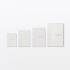 Muji 2026 Monthly Weekly Planner White-Gray 2026.03-2027. 04 A5/A6/B5/B6