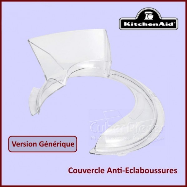 Couvercle anti-éclaboussure KN1PS KitchenAid W10616906 pour bol mélangeur robot