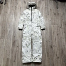 RARE Oakley Nitro Fuel Y2K Ski Jumpsuit Overall Snowboarding White Mens Size S