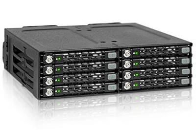 Icy Dock ToughArmor MB998SK-B Drive Enclosure External - Black (mb998skb)