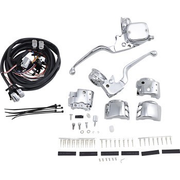 Drag Specialties 0610-0528 Handlebar Control Kit Single Disc / Mechanical Clutch - Picture 1 of 1