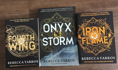 Onyx Storm, Iron Flame & Fourth Wing By Rebecca Yarros Paperback