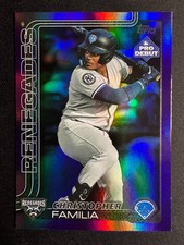 2025 Topps Pro Debut - Christopher Familia #PD-118 Purple Foil 005/299 (RC)