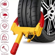 Heavy Duty Wheel Clamp Security Lock for Car Van Caravan Trailer Anti Theft