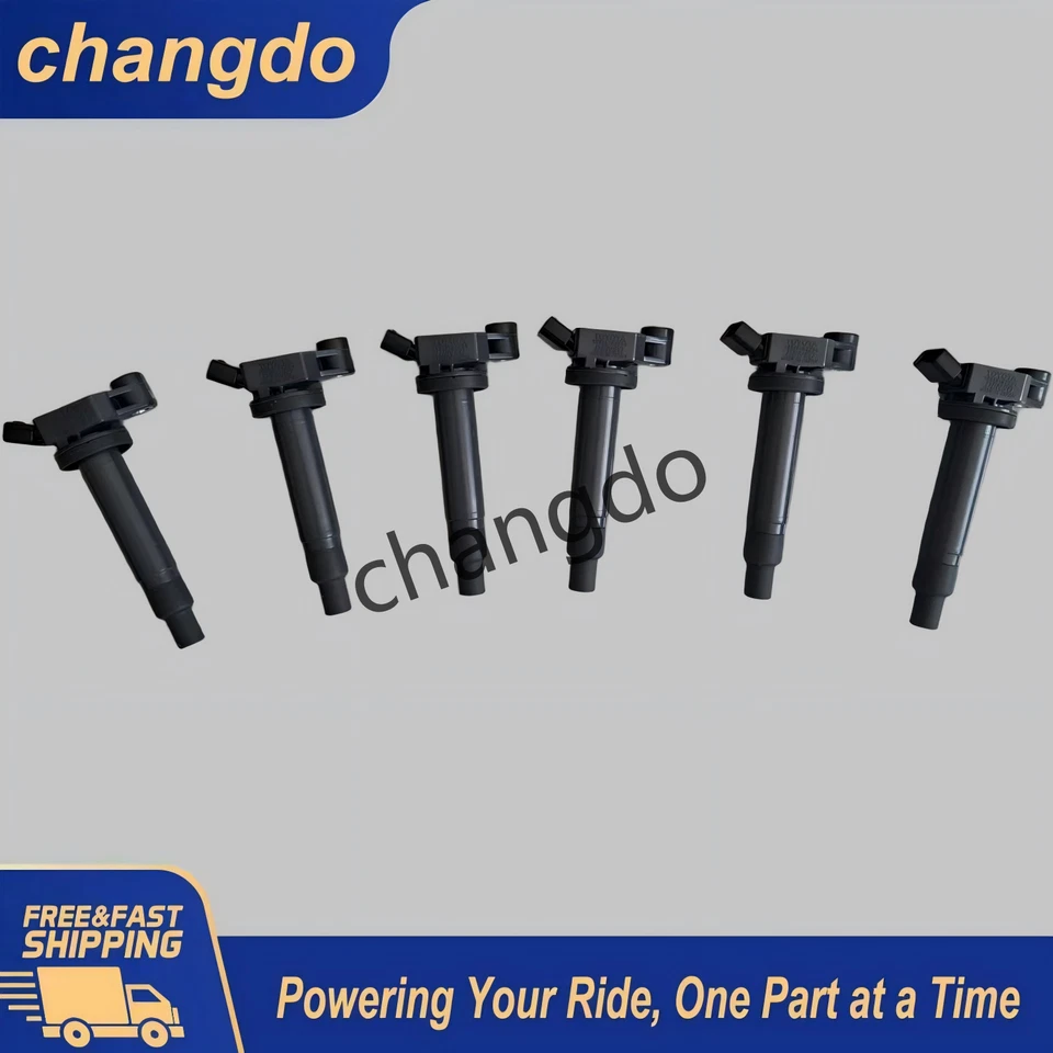 6Pcs New Denso Ignition Coils OEM 90919-02234 673-1301 For Toyota Lexus - Image 4 of 4