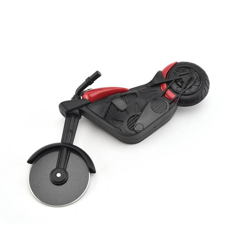 Coupe pizza Roulette Gadget Ustensiles cuisine utile Coupe pizza moto Biker - Picture 9 of 13