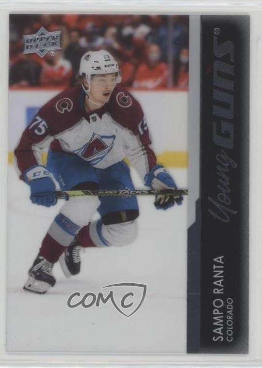 2021-22 Upper Deck Series 2 Young Guns Clear Cut Sampo Ranta #457 Rookie RC 03uh