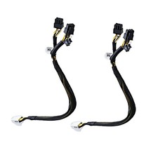 2PCS Power Adapter Splitter Cable For Dell PowerEdge T620 T630 T640 GPU USA