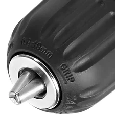 3/8-24 Keyless Drill Chuck Hex Shank 0.8-10mm 3-Jaw Adapter for Cordless Drill