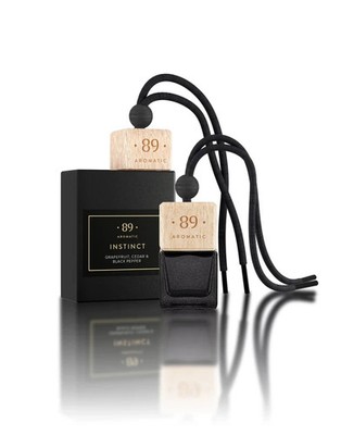Aromatic 89 Instinct Luxus Lufterfrischer zum Aufhängen für Auto, Zuhause, Ar...