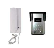 Citofono Esterno 2 Fili Monofamiliare Bianco Pulsante Apertura Cancello 3208A