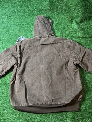Vintage Carhartt Thermal-Lined Hooded Jacket J25 CHT Men's XL NWT