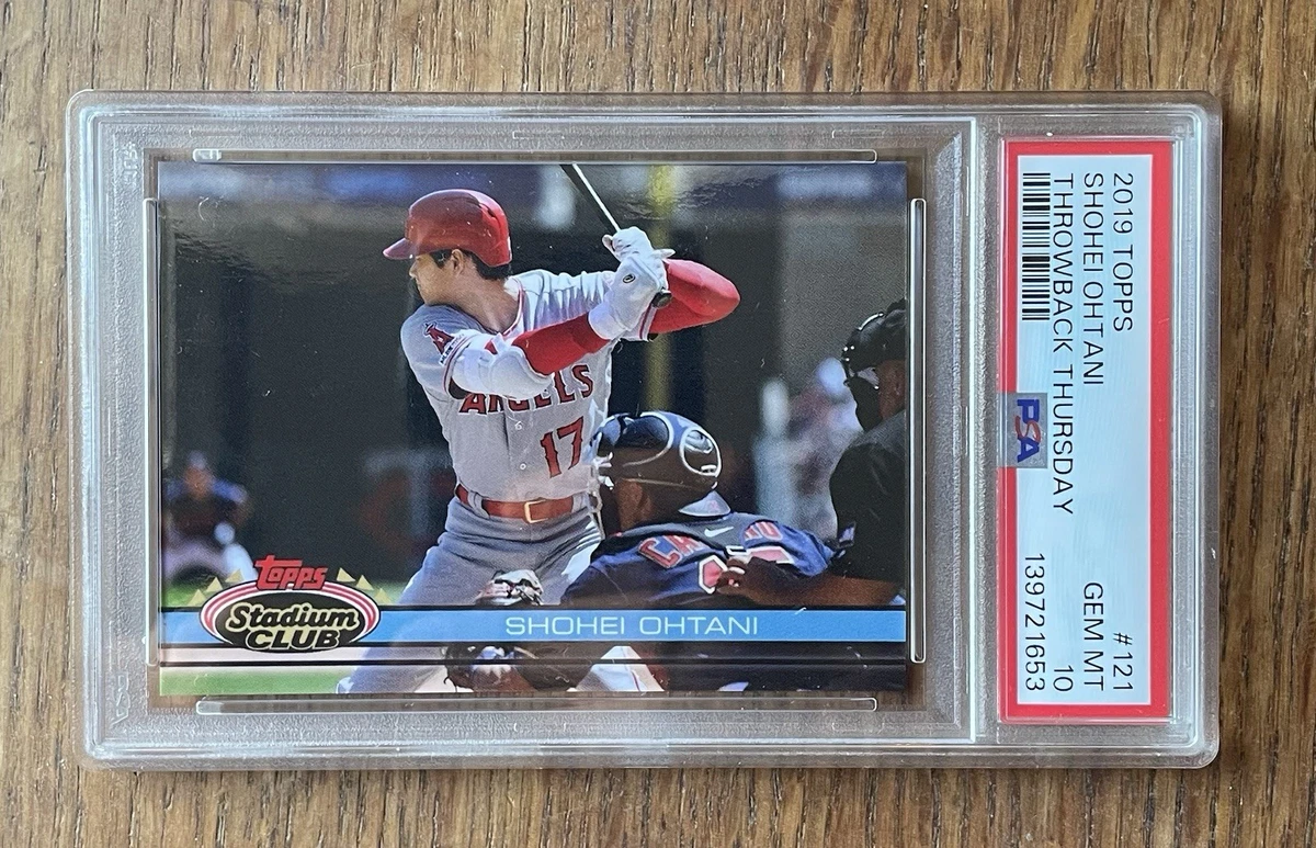 Shohei Ohtani 10 Graded Baseball Sports Trading Cards 