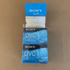 Sony Mini DVC Tape Digital Video Cassette Premium 60 min New Sealed Lot of 4