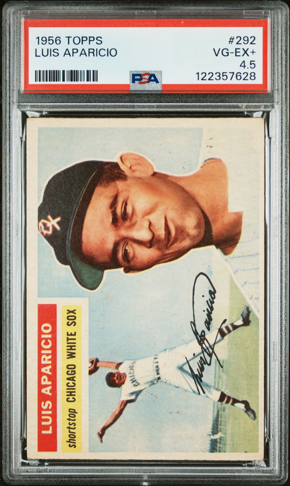 1956 TOPPS #292 LUIS APARICIO PSA 4.5