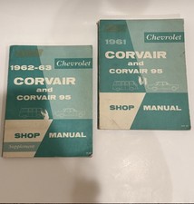 1961 1962 1963 Chevrolet Corvair Corvair 95 Shop Manual Supplement Oem Gm