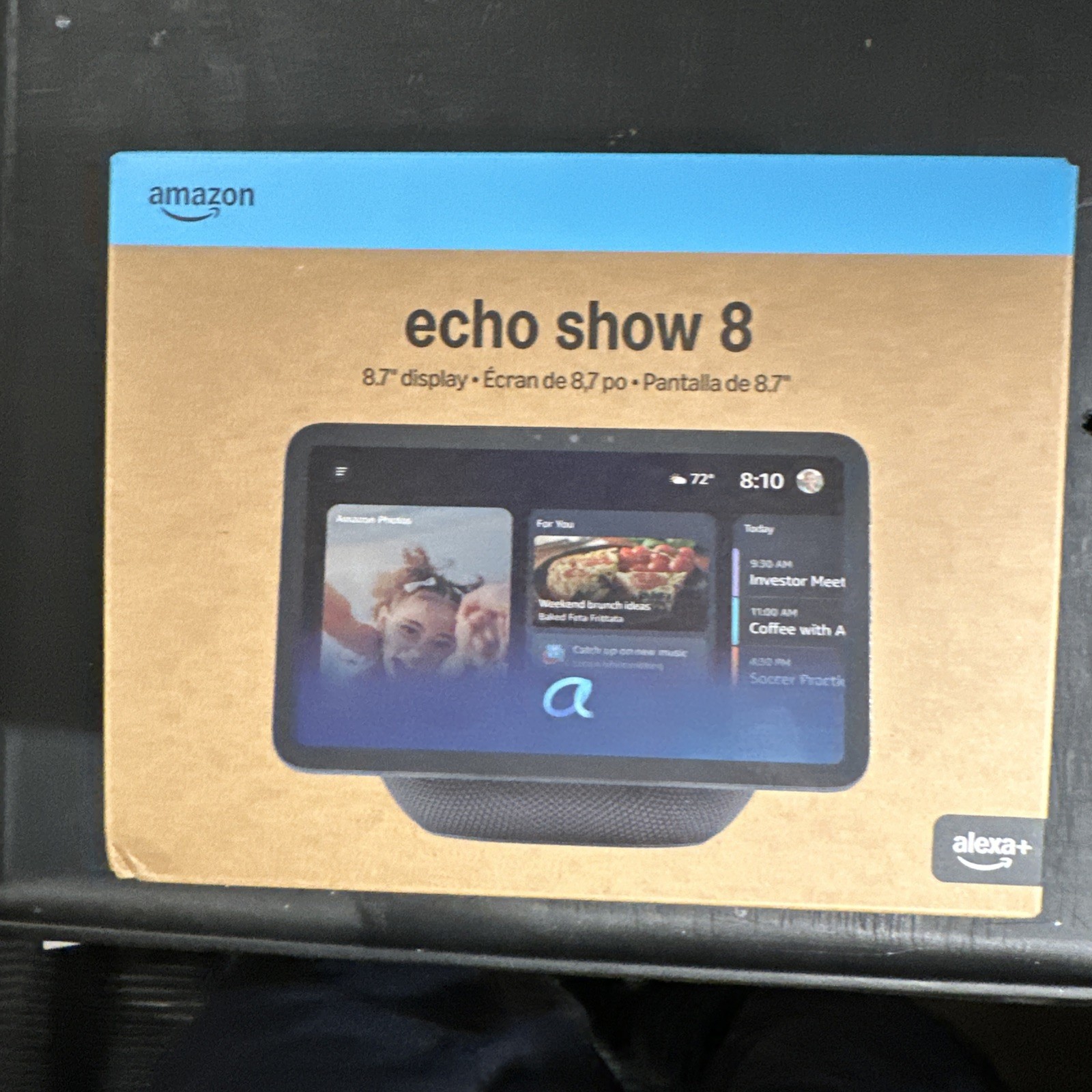 2025 Amazon Echo Show 8 With 8.7 Display, Spatial Audio, Alexa+ New n Box sealed