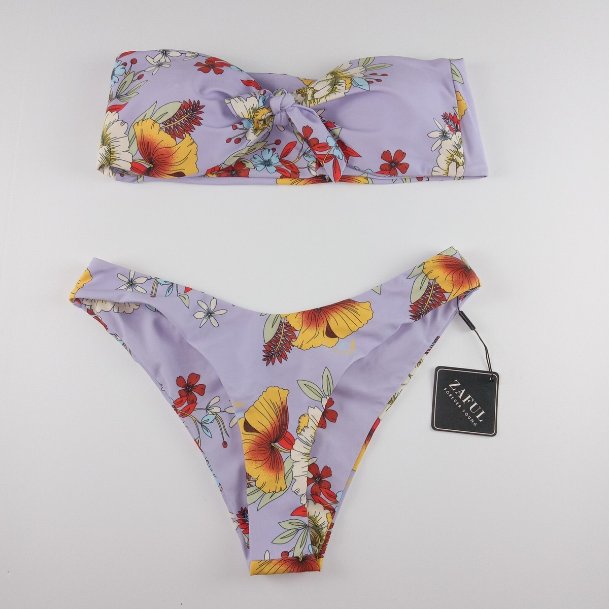 Floral Zaful Bikini Bandeau Zaful Piece Bandeau Bikini Women's