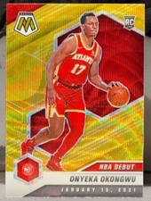 Onyeka Okongwu  SSP RC  2020-21 Panini Mosaic NBA Debut GOLD Wave Prizm