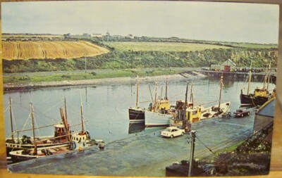 Irish Postcard KILKEEL HARBOUR County Down Northern Ireland McIlroy NPO Dexter