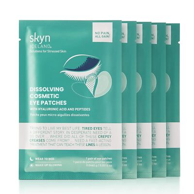 Skyn ICELAND Dissolving Microneedle Under Eye Patches 5 Pair