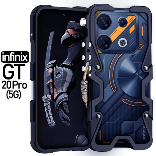 Funda de lujo de metal y aluminio a prueba de golpes para Infinix GT 20 Pro 5G 6,78" - Imagen 11 de 12
