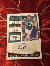 Rookie Derek Parish AUTO