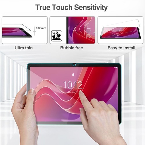 2x 9H Schutzglas für Lenovo Tab M11 (TB330) 2024 Panzerfolie Glas Full-Cover - Afbeelding 4 van 7