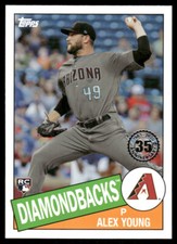 2020 Topps - 1985 Topps Baseball #85-5 Alex Young (RC)