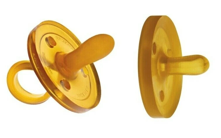Goldi Sauger Naturform Schnuller oval Beruhigungssauger aus Naturkautschuk Latex