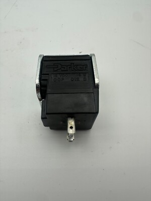 Parker Hydraulics 12 VDC 19W CCP 012 D 1/2'' Cartridge Valve Solenoid Coil 2 Pin